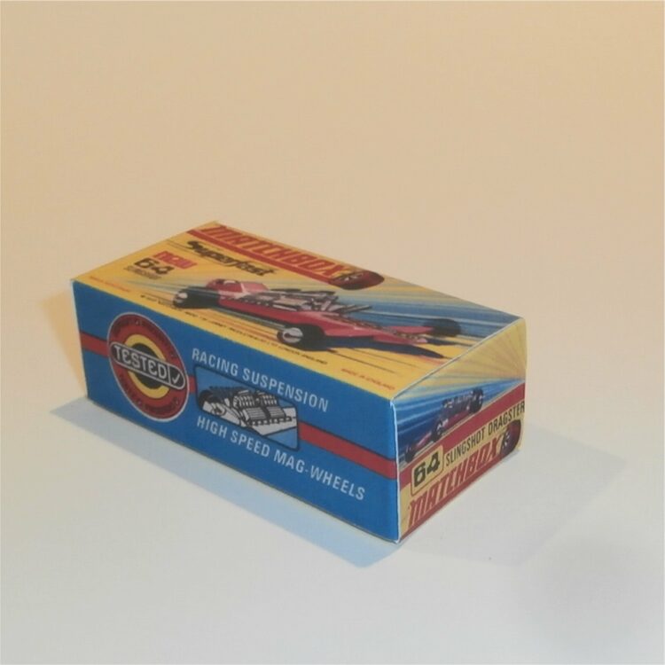 Matchbox Lesney Superfast 64d Slingshot Dragster H Style Repro Box