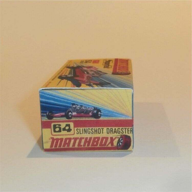 Matchbox Lesney Superfast 64d Slingshot Dragster H Style Repro Box