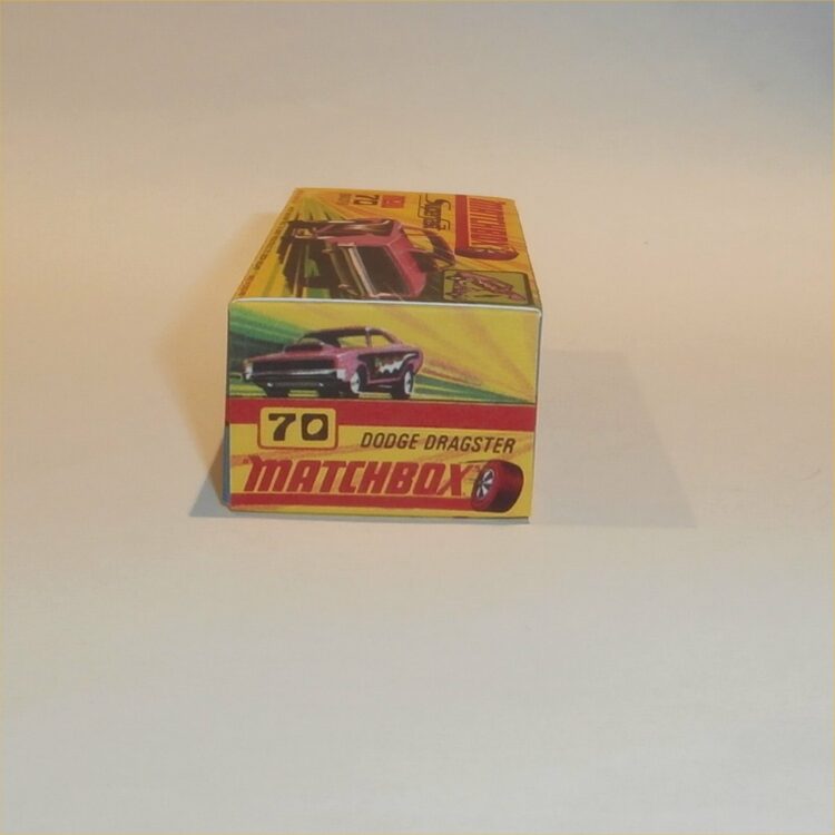 Matchbox Lesney Superfast 70 d Dodge Dragster H Style Repro Box