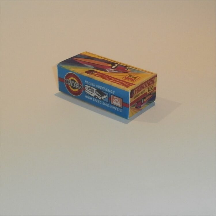 Matchbox Lesney Superfast 75 d1 Alfa Carabo 1st Issue H Style Repro Box