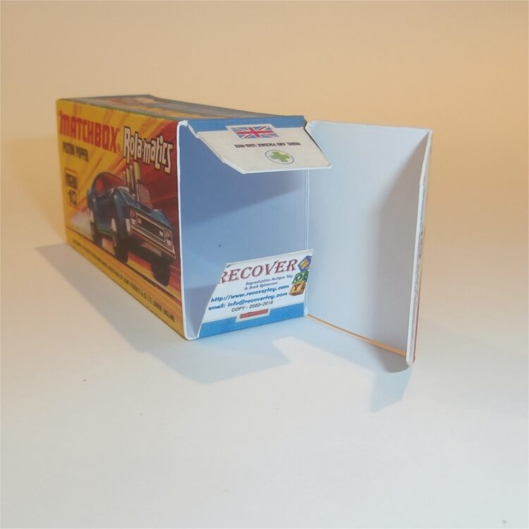 Matchbox Lesney Superfast 10 f Piston Popper I Style Repro Box