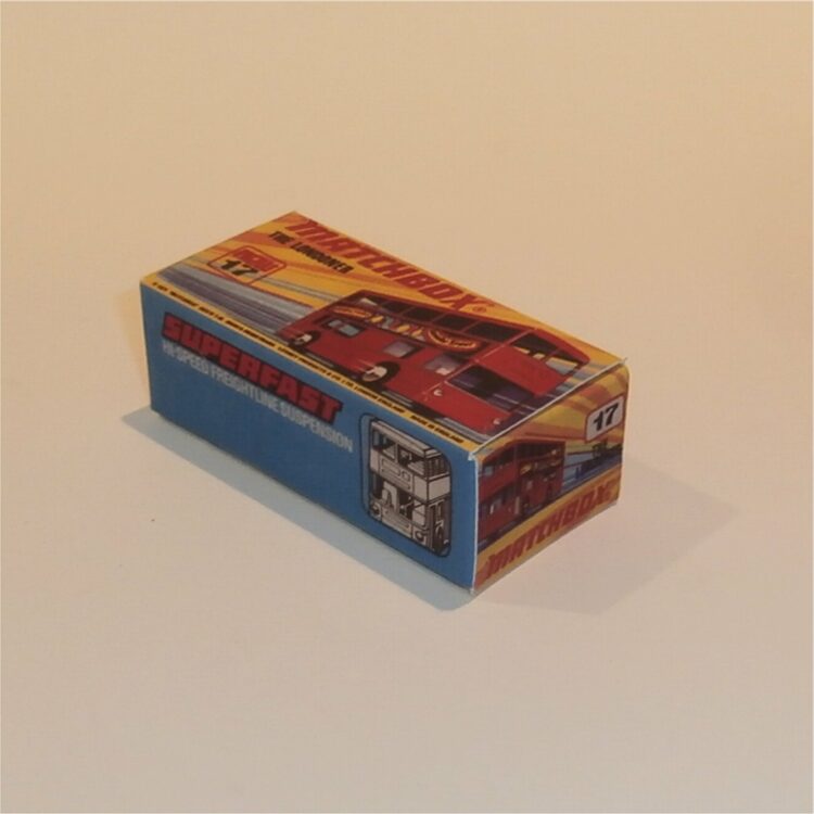 Matchbox Lesney Superfast 17 f1 The Londoner Bus I Style Repro Box