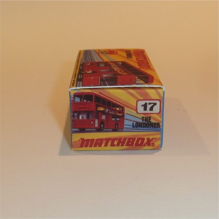 Matchbox Lesney Superfast 17 f1 The Londoner Bus I Style Repro Box