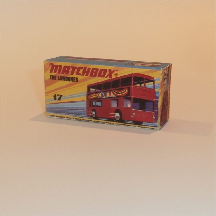 Matchbox Lesney Superfast 17 f2 The Londoner Bus I Style Repro Box