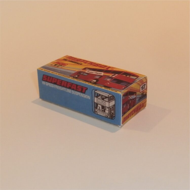 Matchbox Lesney Superfast 17 f3 The Londoner Bus I Style Repro Box