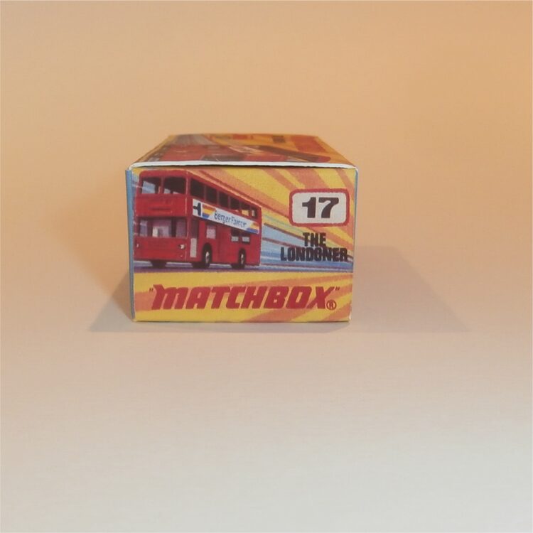 Matchbox Lesney Superfast 17 f3 The Londoner Bus I Style Repro Box