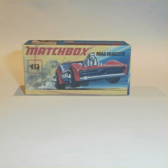 Matchbox Lesney Superfast 19 f Road Dragster I Style Repro Box