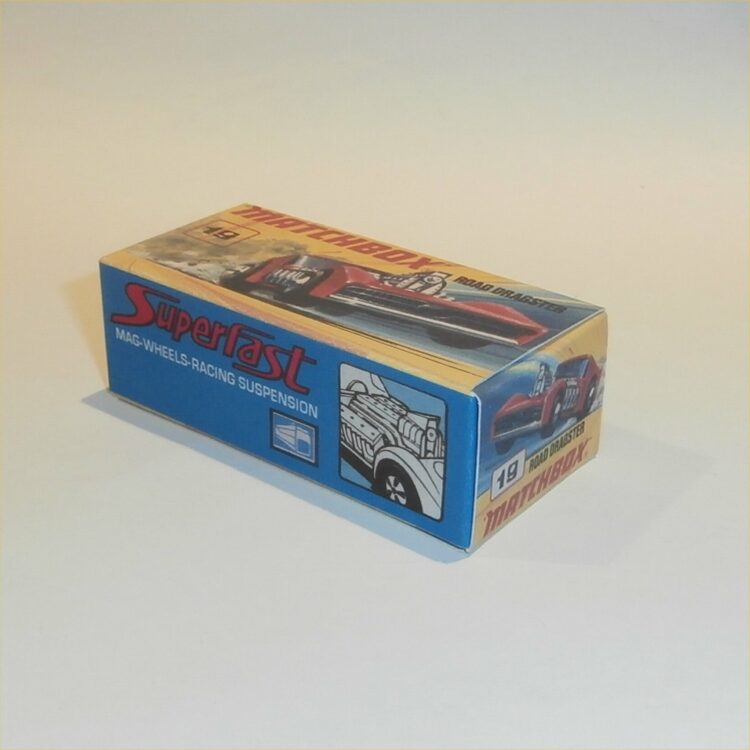 Matchbox Lesney Superfast 19 f Road Dragster I Style Repro Box