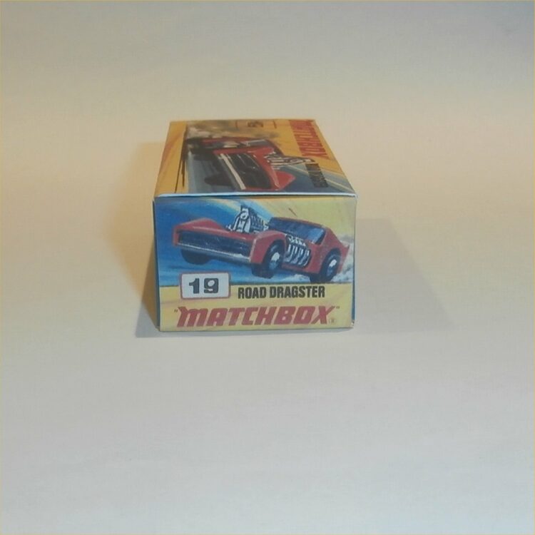 Matchbox Lesney Superfast 19 f Road Dragster I Style Repro Box