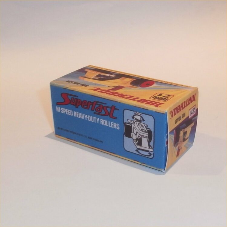 Matchbox Lesney Superfast 21 f Rod Roller I Style Repro Box