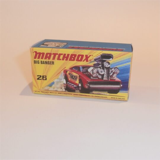 Matchbox Lesney Superfast 26 e Big Banger I Style Repro Box