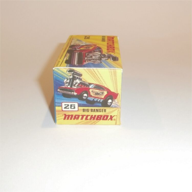 Matchbox Lesney Superfast 26 e Big Banger I Style Repro Box