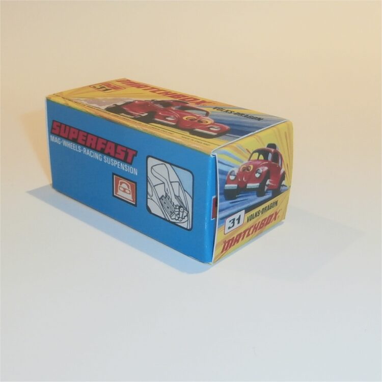 Matchbox Lesney Superfast 31 e VolksDragon I Style Repro Box