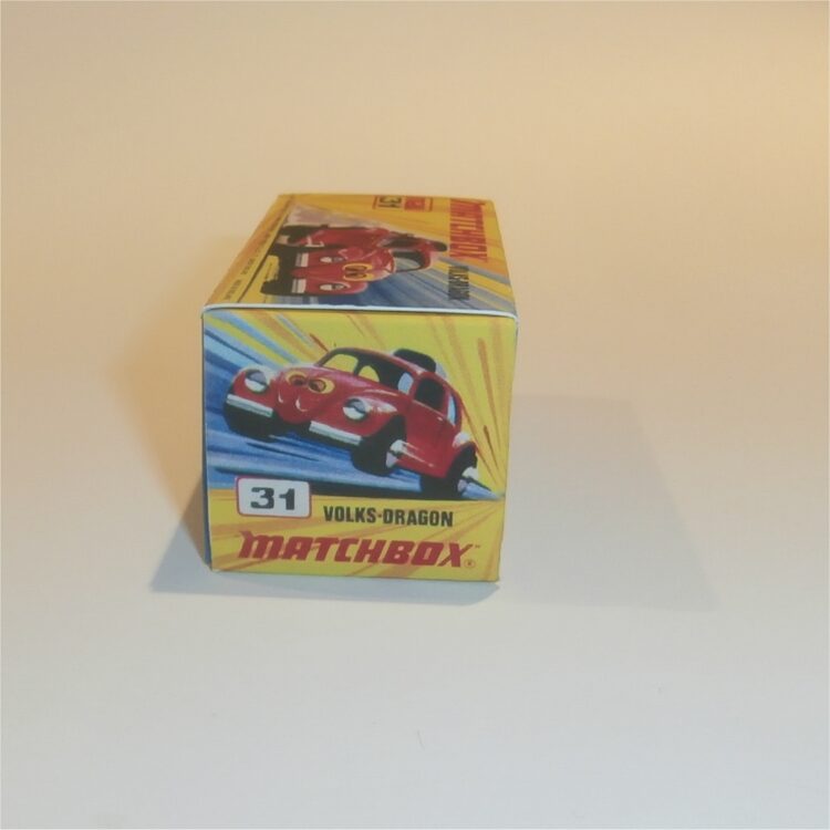 Matchbox Lesney Superfast 31 e VolksDragon I Style Repro Box