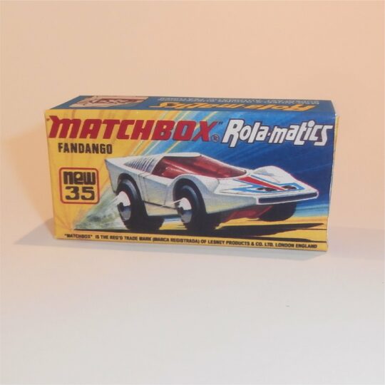 Matchbox Lesney Superfast 35 d Fandango Rola-matics I Style Repro Box