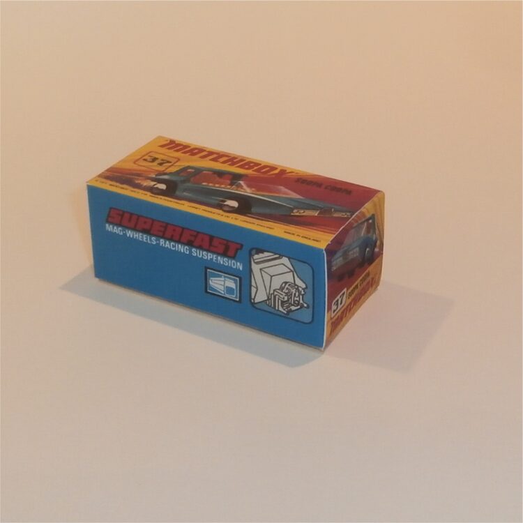 Matchbox Lesney Superfast 37 f2 Soopa Coopa I Style Repro Box