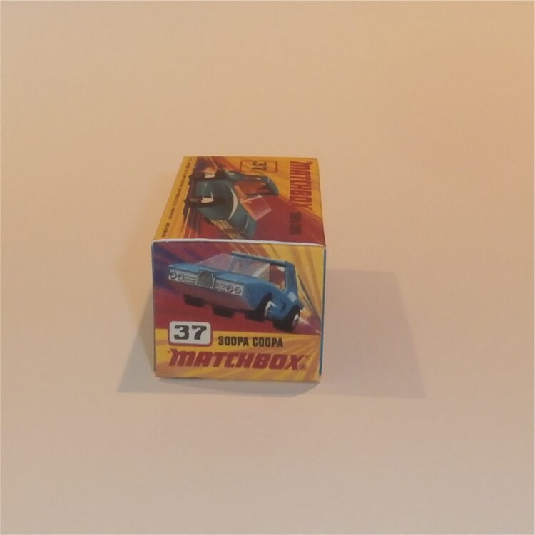 Matchbox Lesney Superfast 37 f2 Soopa Coopa I Style Repro Box