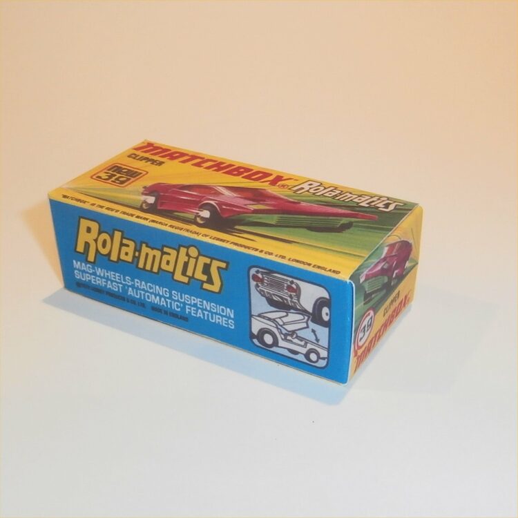 Matchbox Lesney Superfast 39 d Clipper Rola-matics I Style Repro Box