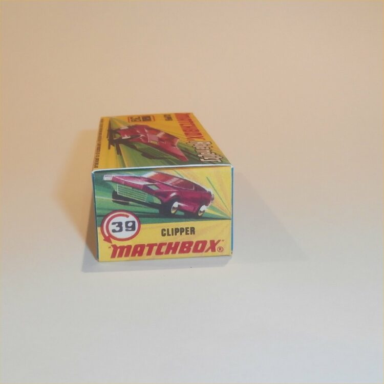 Matchbox Lesney Superfast 39 d Clipper Rola-matics I Style Repro Box