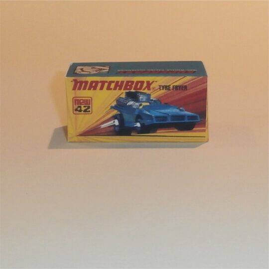 Matchbox Lesney Superfast 42 e Tyre Fryer I Style Repro Box