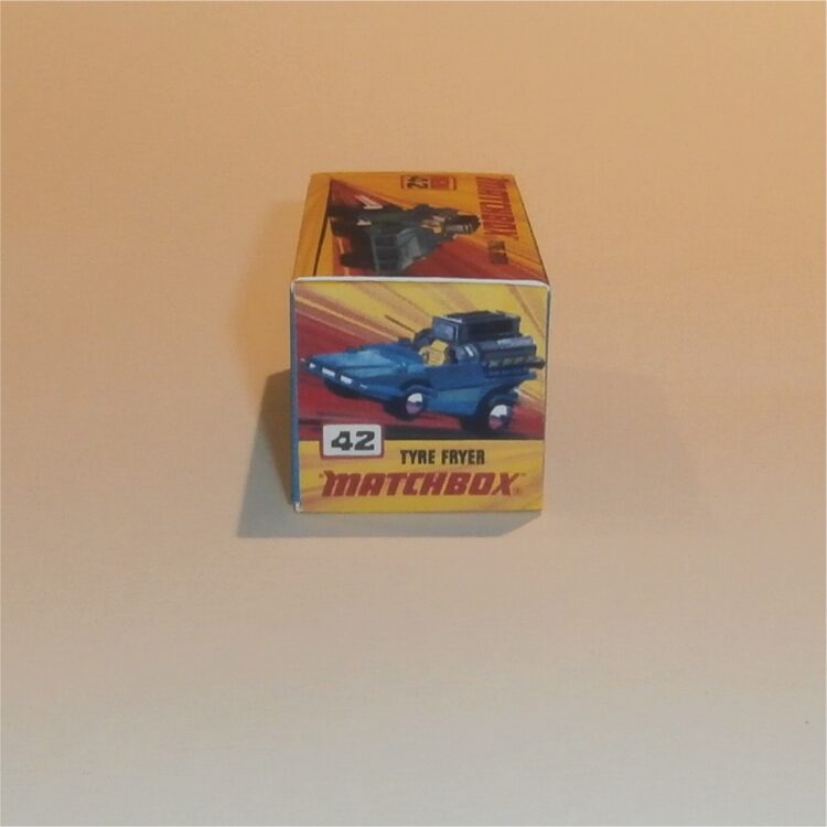 Matchbox Lesney Superfast 42 e Tyre Fryer I Style Repro Box