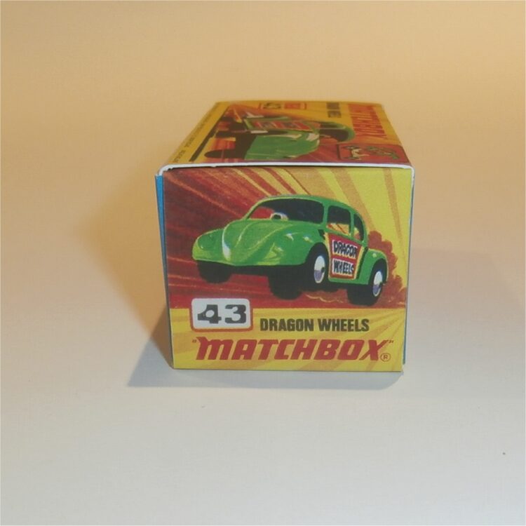 Matchbox Lesney Superfast 43 e DragonWheels I Style Repro Box