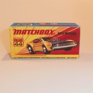 Matchbox Lesney Superfast 44 e Boss Mustang I Style Repro Box