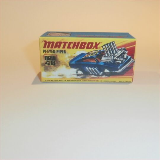 Matchbox Lesney Superfast 48 e Pi-Eyed Piper I Style Repro Box