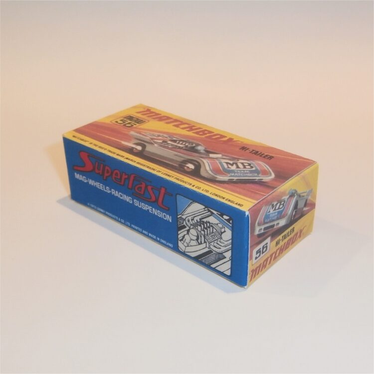 Matchbox Lesney Superfast 56 d Hi-Tailer I Style Repro Box