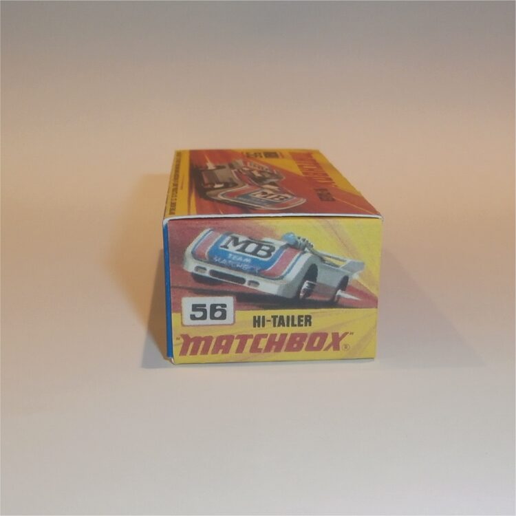 Matchbox Lesney Superfast 56 d Hi-Tailer I Style Repro Box