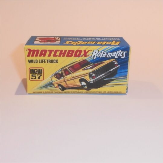 Matchbox Lesney Superfast 57 f Ford Wildlife Truck Rola-matics I Style Repro Box