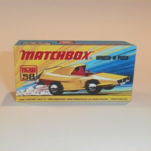 Matchbox Lesney Superfast 58 e1 Woosh-N-Push I Style Repro Box