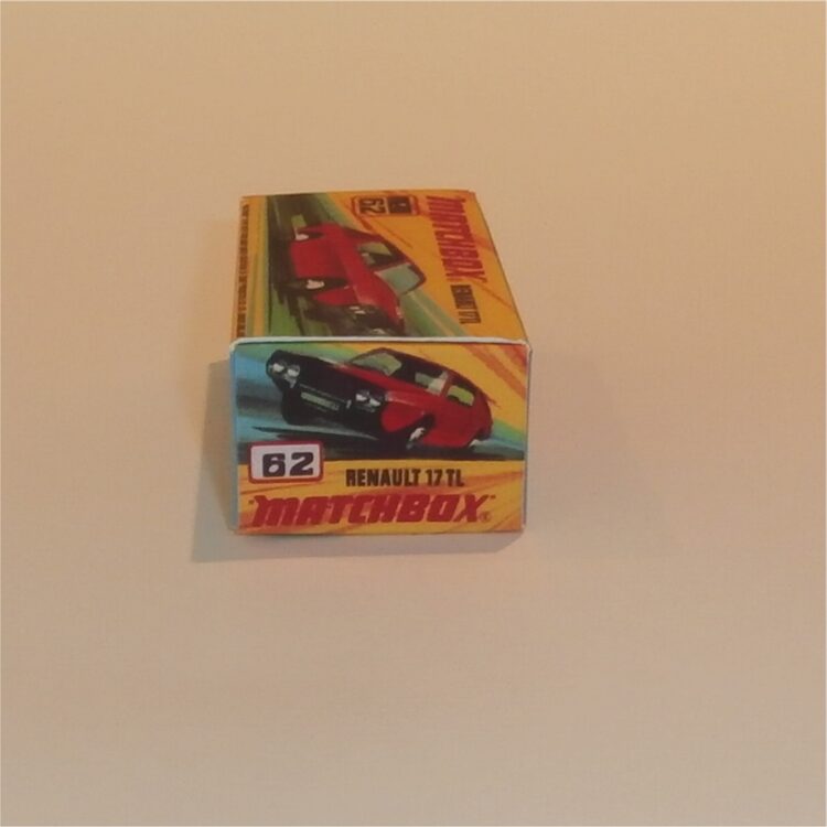 Matchbox Lesney Superfast 62 f Renault 17TL I Style Repro Box