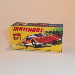 Matchbox Lesney Superfast 66 e Mazda RX 500 I Style Repro Box