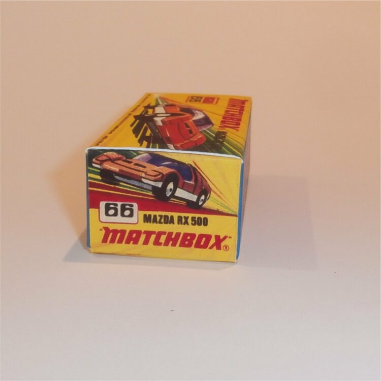 Matchbox Lesney Superfast 66 e Mazda RX 500 I Style Repro Box