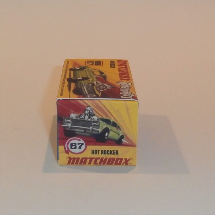 Matchbox Lesney Superfast 67 d Ford Capri Hot Rocker I Style Repro Box