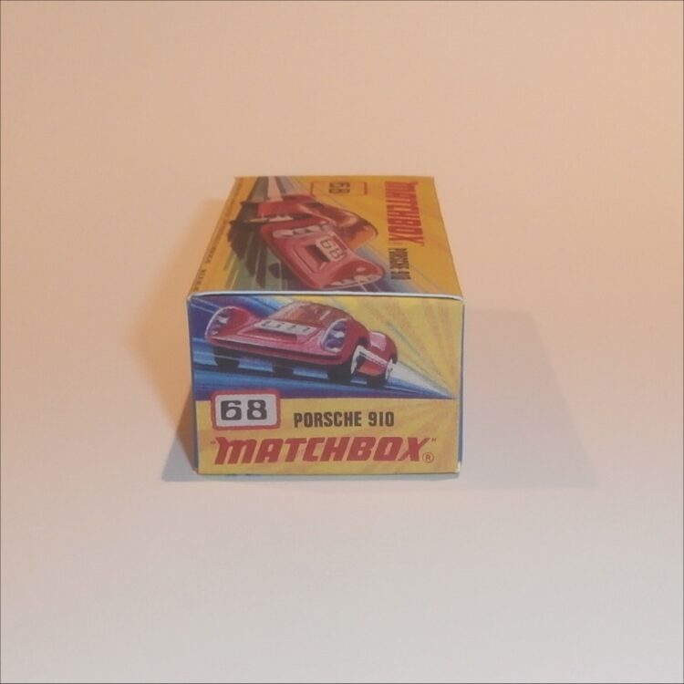 Matchbox Lesney Superfast 68 c Porsche 910 I Style Repro Box