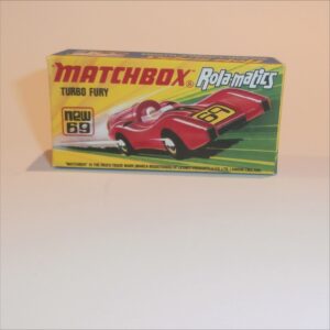 Matchbox Lesney Superfast 69 d Turbo Fury Rola-matics I Style Repro Box