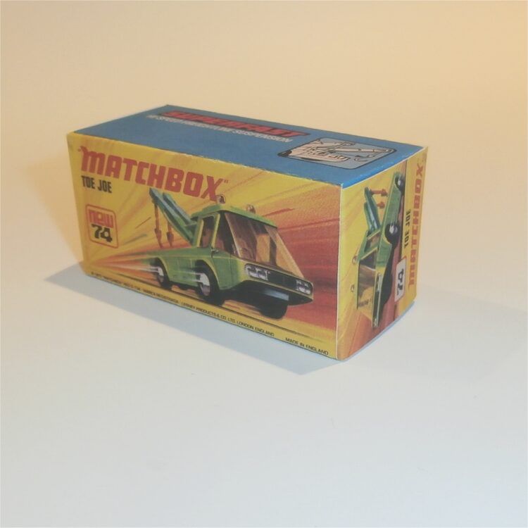 Matchbox Lesney Superfast 74 d Toe Joe I Style Repro Box