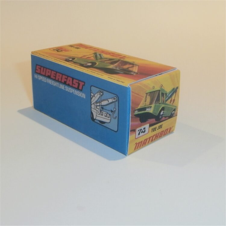 Matchbox Lesney Superfast 74 d Toe Joe I Style Repro Box