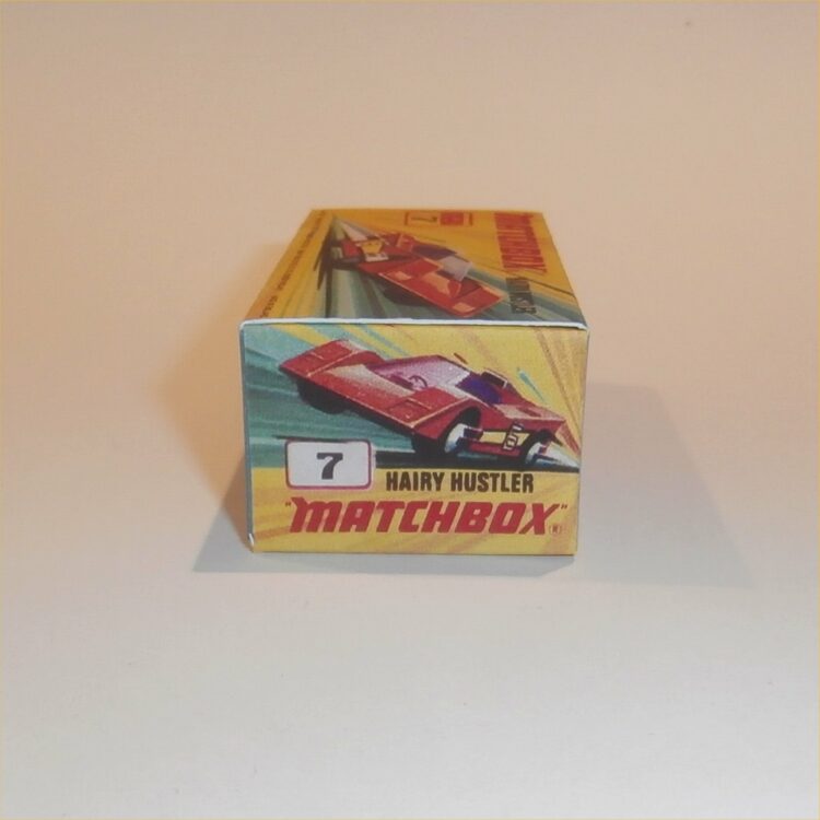 Matchbox Lesney Superfast 7 e Hairy Hustler I Style Repro Box