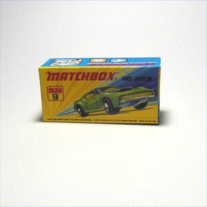 Matchbox Lesney Superfast  9e AMX Javelin I Style Repro Box