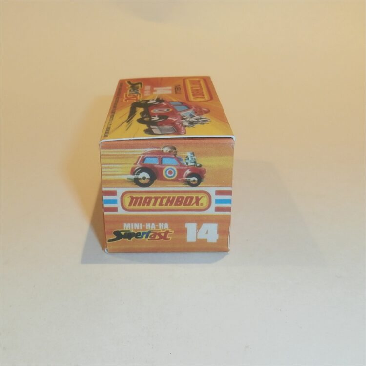 Matchbox Lesney Superfast 14 g Mini Ha-Ha J Style Repro Box