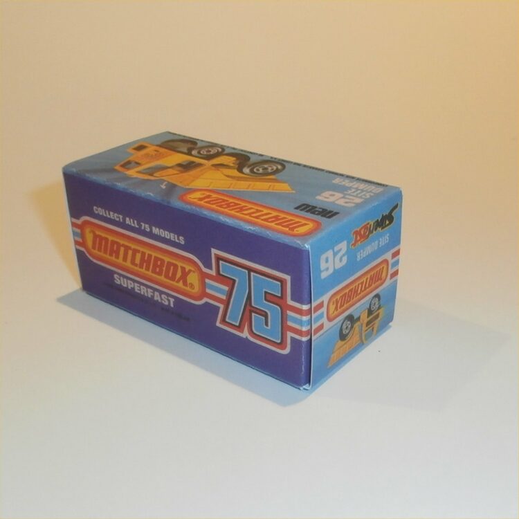 Matchbox Lesney Superfast 26 f Site Dumper Truck J Style Repro Box