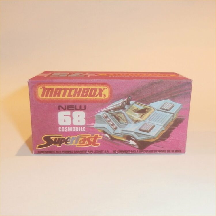 Matchbox Lesney Superfast 68 d Cosmobile J Style Repro Box