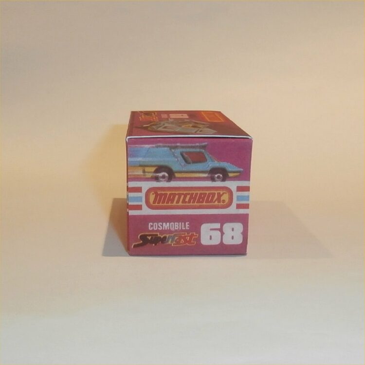 Matchbox Lesney Superfast 68 d Cosmobile J Style Repro Box