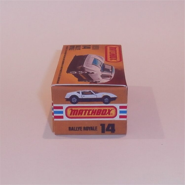 Matchbox Lesney Superfast 14 f Rally Royale K Style Repro Box