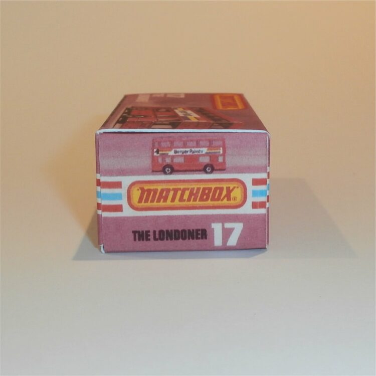 Matchbox Lesney Superfast 17 g The Londoner Bus K Style Repro Box