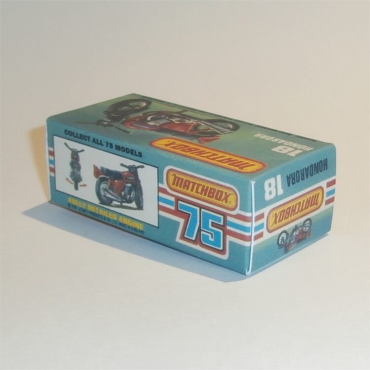 Matchbox Lesney Superfast 18 g Hondarora Motor Bike K Style Repro Box