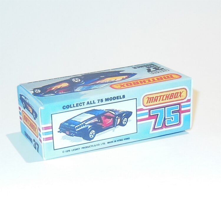 Matchbox Lesney Superfast 37 h Sun Burner K Style Repro Box